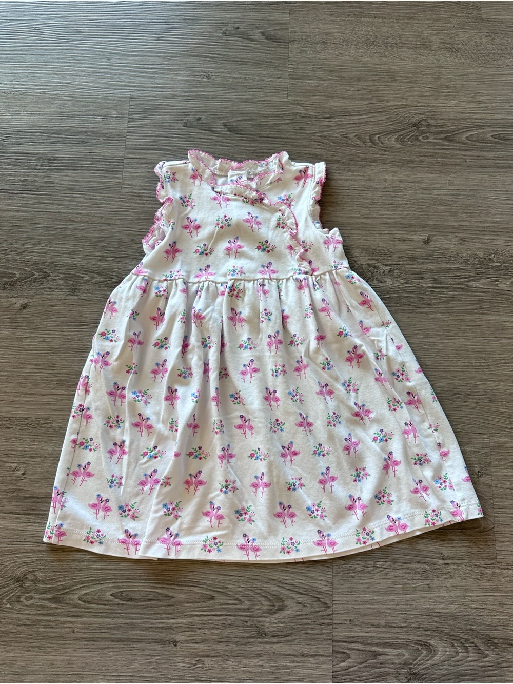 Kissy Kissy Flamingo Dress -EUC - Size 3